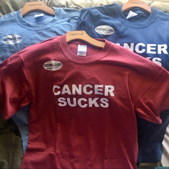 CANCER SUCKS Unisex T-Shirt - Picture 1 of 9